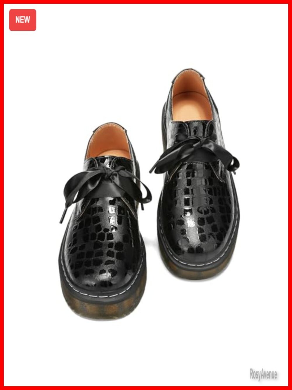 Lace-up Platform Chunky Loafers Lug Sole Oxford Dress Office Shoes